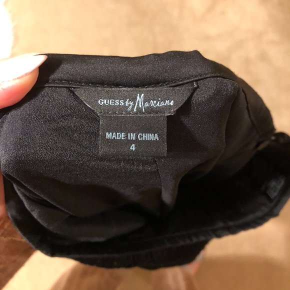 Black Flared Guess by Marciano Pants - Picture 2 of 5